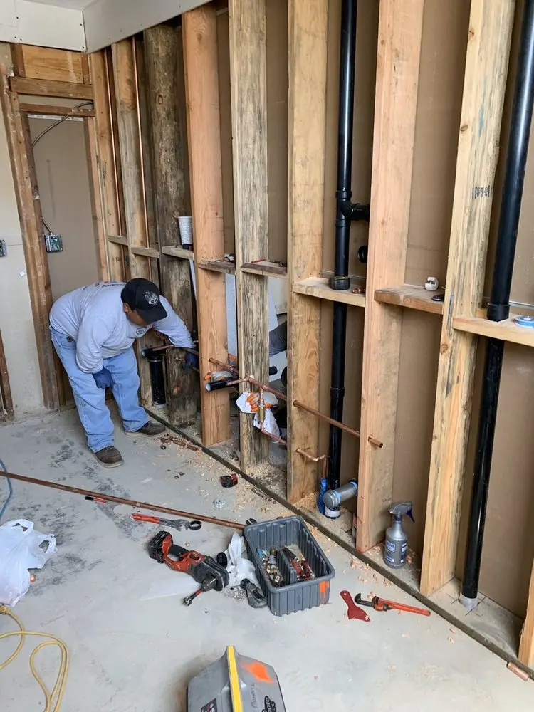 Commercial rough-in plumbing for Commercial Plumbing in Wrights Crossroads
